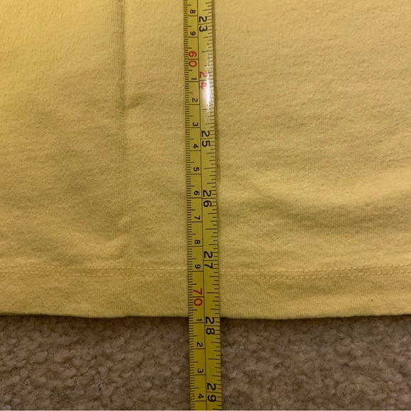 Purple Brand Yellow Long Sleeve T-Shirt 100% Cotton Mens Size Small S - Picture 9 of 10